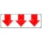 Signmission GIANT DOWN ARROW BANNER SIGN turn here sale follow directions arrived B-72 Giant Down Arrow - alternate 1